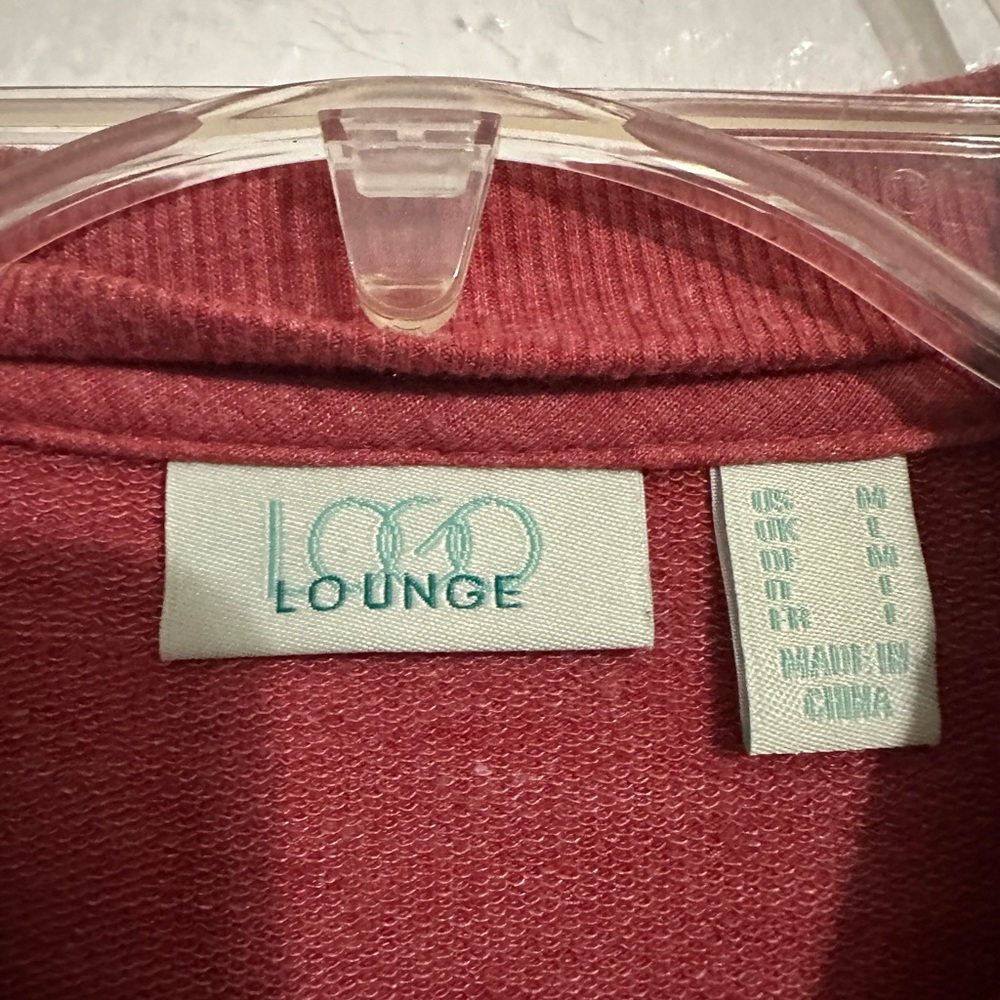 LOGO Lounge by Lori Goldstein‎ Zip Front Hi-Low Jacket Light Copper Size Medium - Picture 5 of 9